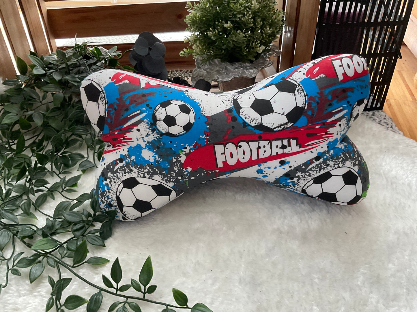 Kinderknochenkissen Fußball