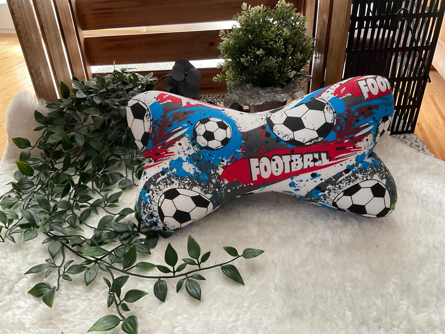 Kinderknochenkissen Fußball