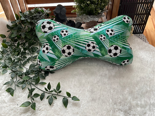 Kinderknochenkissen Fußball grün