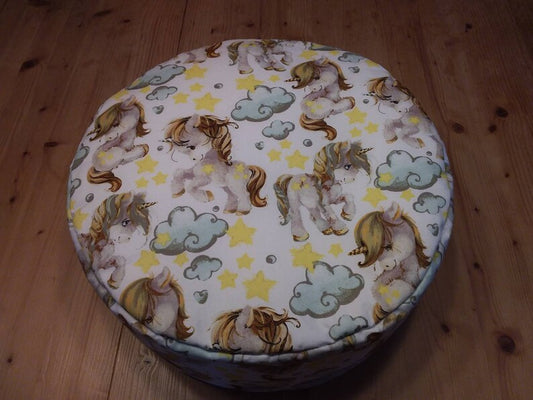 Sitzkissen Einhörner und Sterne