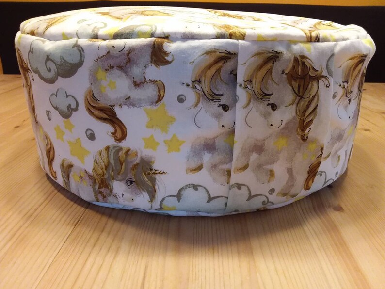 Sitzkissen Einhörner und Sterne