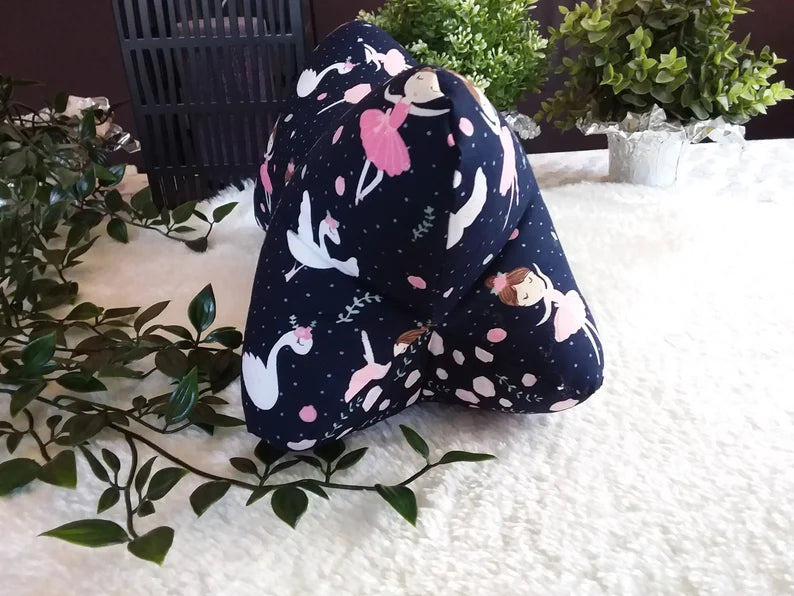 Kinderknochenkissen Ballerina und Schwäne