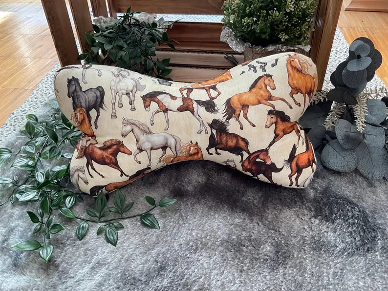 Kinderknochenkissen Pferde